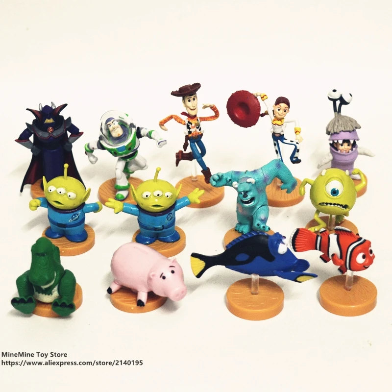 ZXZ Toy Story Woody Monsters University 13pcs/set 5 7cm
