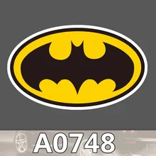 Bevle A0748 Batman Sign Skateboard Graffiti Notebook Motor Stickers Decal Fridge Waterproof Sticker for Cars