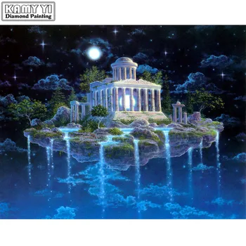 

5D DIY Diamond embroidery Cross stitch Cartoon castle Full Square/Round Diamond mosaic Diamond painting decoration HYY