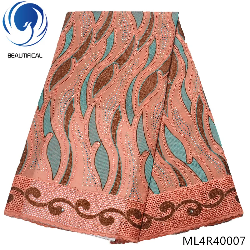 

BEAUTIFICAL 2019 switzerland swiss voile lace high quality 5 yards 100% dry lace cotton voile fabric ML4R400