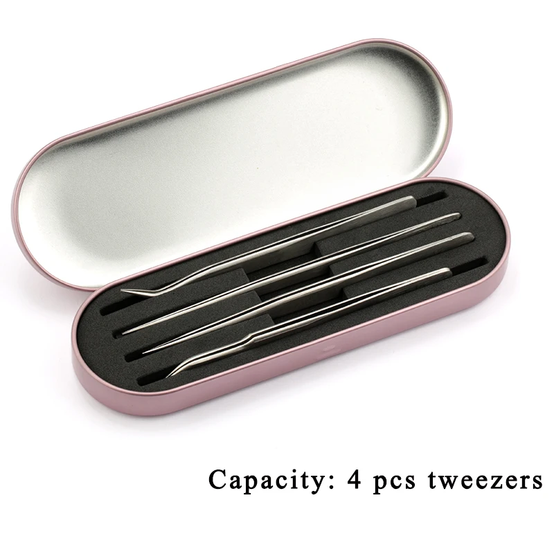 Wholesale 10pcs/lot storage for eyelash extension tweezers eyelash extension tools box for tweezers portable safe makeup tools Wholesale 10pcs/lot storage for eyelash extension tweezers eyelash extension tools box for tweezers portable safe makeup tools