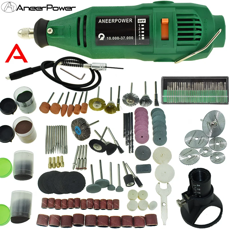  Dremel Engraving Pen Grinder 180W Engraver Mini Drill Grinder Electric Rotary Tool Mini-mill Diy Dr