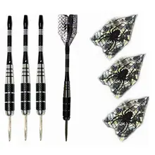 3 шт./компл. Сталь Наконечник иглы Дартс с 3 Паук Дарт Перелёты Бросив игрушки игры в дартс