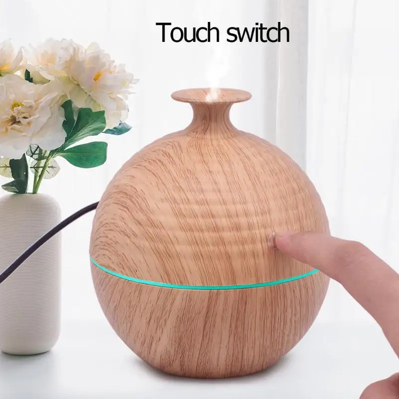 

130ml Air Humidifier USB Aroma Lamp Aromatherapy Electric Aroma Diffuser Ultrasonic Humidifier 7 Color Change LED Night light