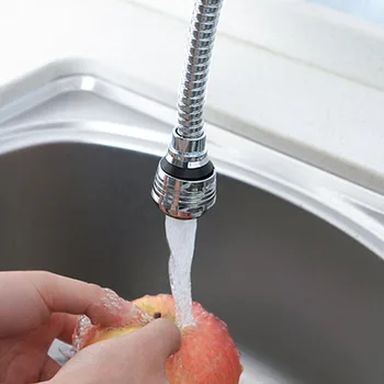 

360-degree Rotating Faucet Splash Head Extension Device Filter Kitchen Foam Nozzle Faucet Kitchen Tools