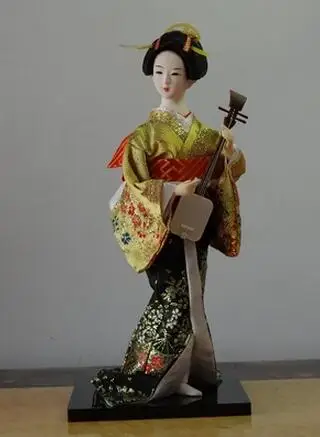 30 см Статуэтка из смолы, Этнические куклы "японские гейши", кимоно, куклы Belle Girl Lady, коллекция для украшения дома, миниатюрные статуэтки - Цвет: 10