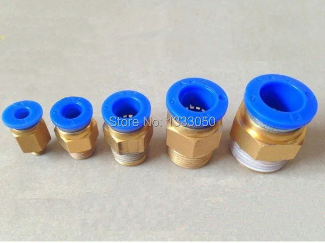

Free Shipping 5 x Straight Quick Connectors Pneumatic Fittings 10mm x 1/4" PT Male Thread
