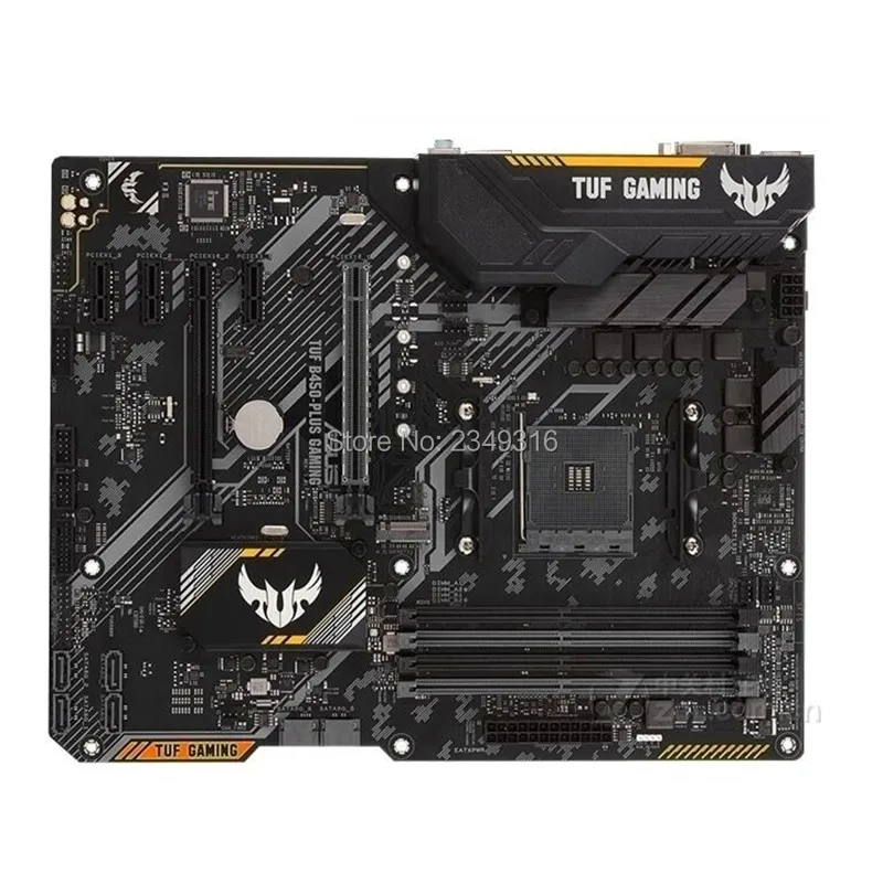 

For ASUS TUF B450-PLUS GAMING Used original motherboard Socket AM4 DDR4 B450 Desktop Motherboard