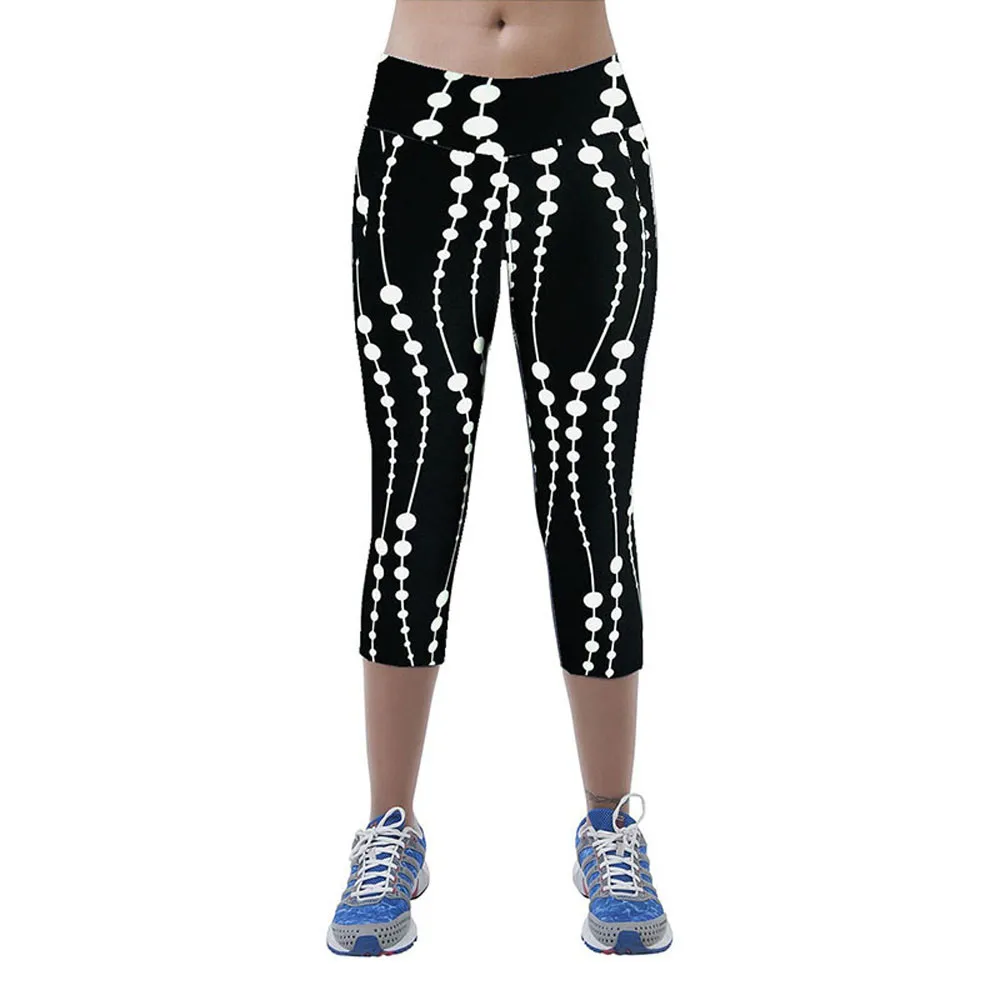 

Leggings For Women Push Up Fashion High Waist Fitness Pants Printed Stretch Cropped Casual Leggings Calzas Mujer Leggins #LL