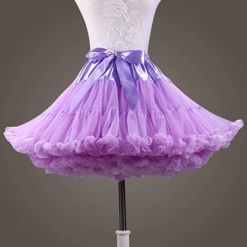 Пышный розовый фиолетовый пышный подъюбник свободное короткое платье юбка-американка Косплей балетная юбка-пачка рокабилли кринолин