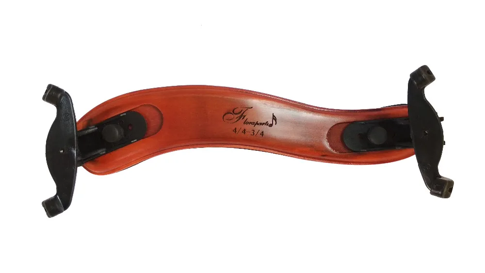 

Flora Parts 3/4 4/4 Violin Shoulder Rest Pad Portable Adjustable Solid Wood Wooden Shoulder Rest Brass S-1044