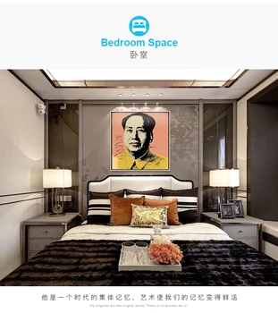 

Oil Painting Abstract Chairman Mao Wall Art Painting On Canvas Hand Painted