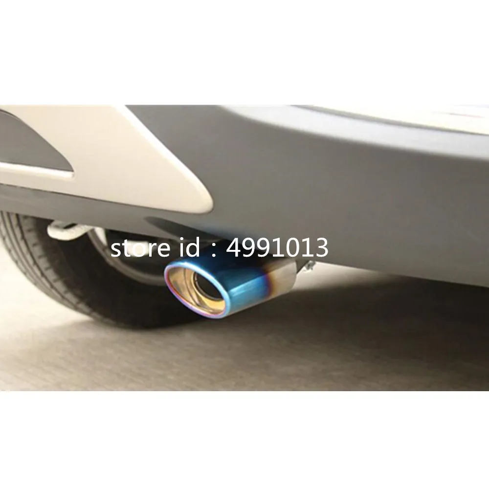 

car stickers body muffler exterior back end pipe dedicate exhaust tip tail outlet ornament 1pcs for Suzuki Vitara 2016 2017 2018