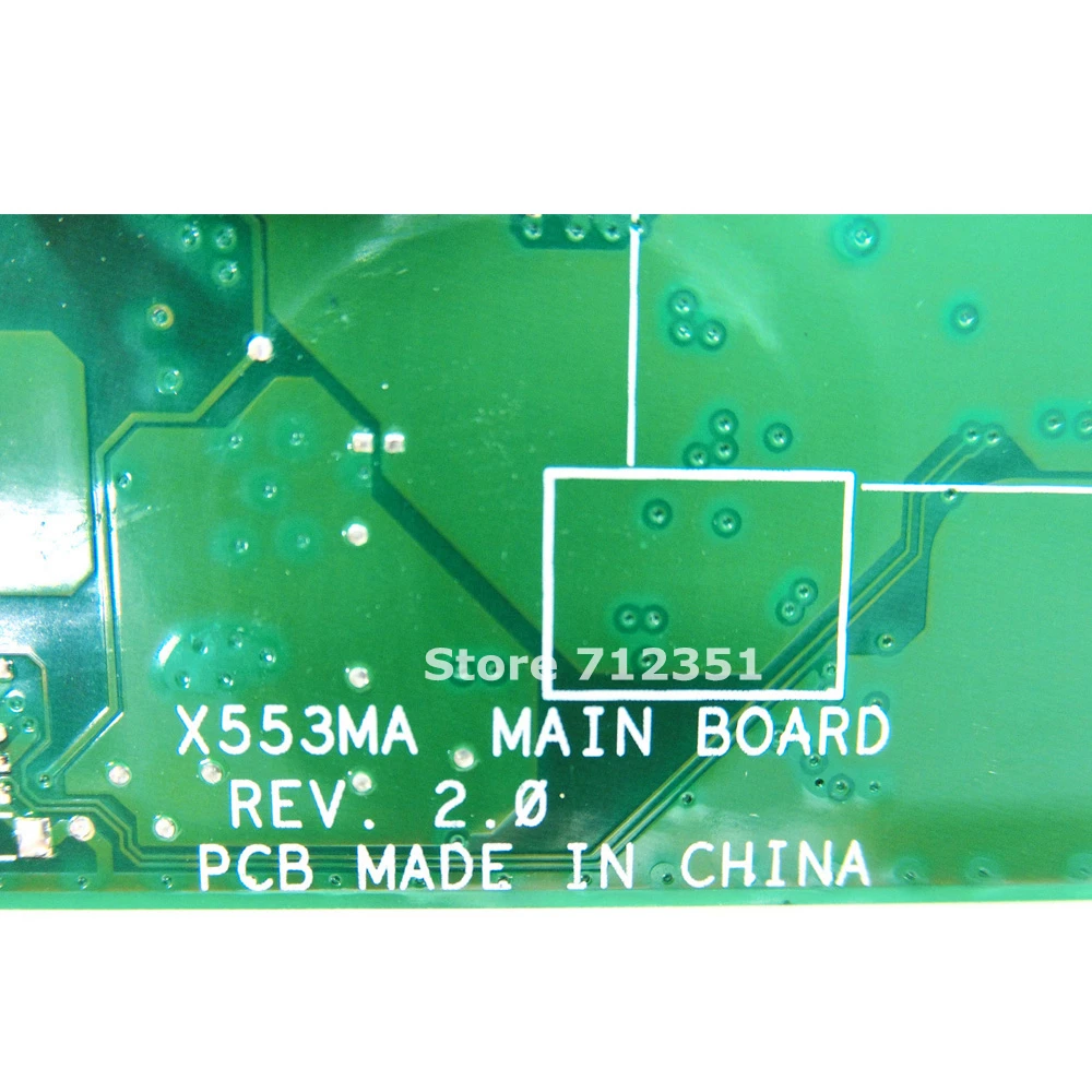 X553MA материнская плата REV 2 0 N2930/N2940 для ASUS F503M X503M F553MA X503MA D503M ноутбука 100%