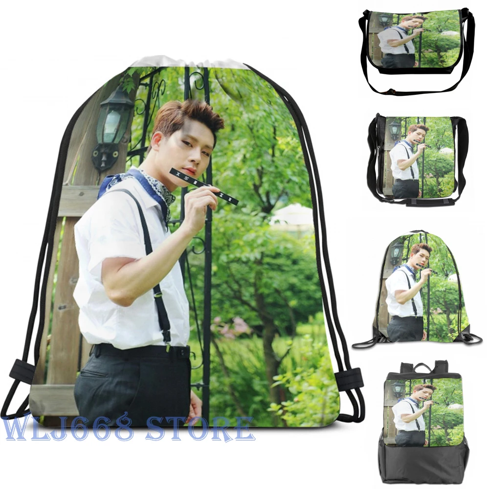 

Funny graphic print shoulder Bags women (Monsta X) - Jooheon Monbebe's First Birthday Single shoulder backpack travel men