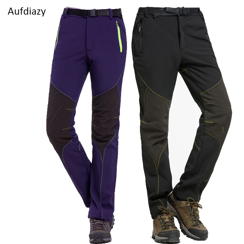 Aufdiazy caliente Softshell impermeable pantalones de senderismo de las mujeres de los hombres de deportes al aire libre pantalones de lana pantalones de invierno senderismo escalada pantalones OM025 Aufdiazy caliente Softshell impermeable pantalones de senderismo de las mujeres de los hombres de deportes al aire libre pantalones de lana pantalones de invierno senderismo escalada pantalones OM025