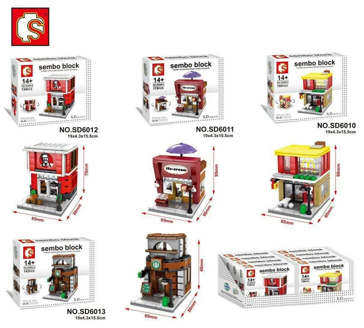 Aliexpress.com : Buy SEMBO Blocks Mini Store DIY Building