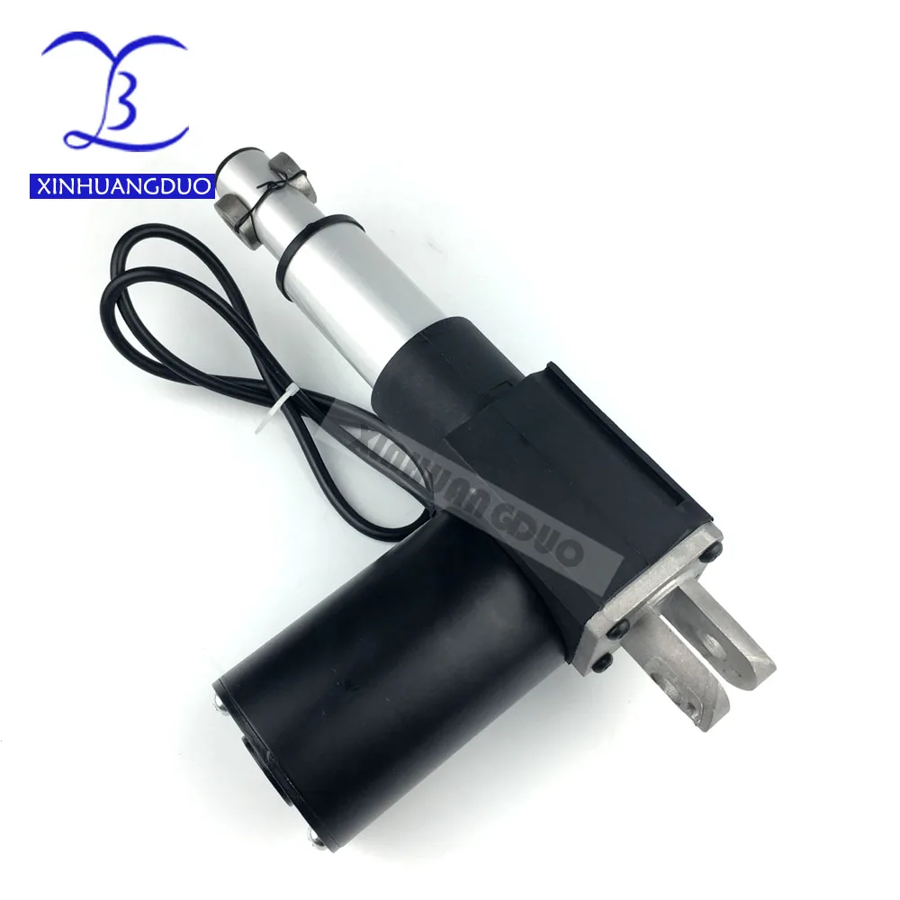4 дюйма/100 мм ход электрический линейный привод мотора DC12V/ 24V 5/10/25 мм/сек. Heavy Duty пуш