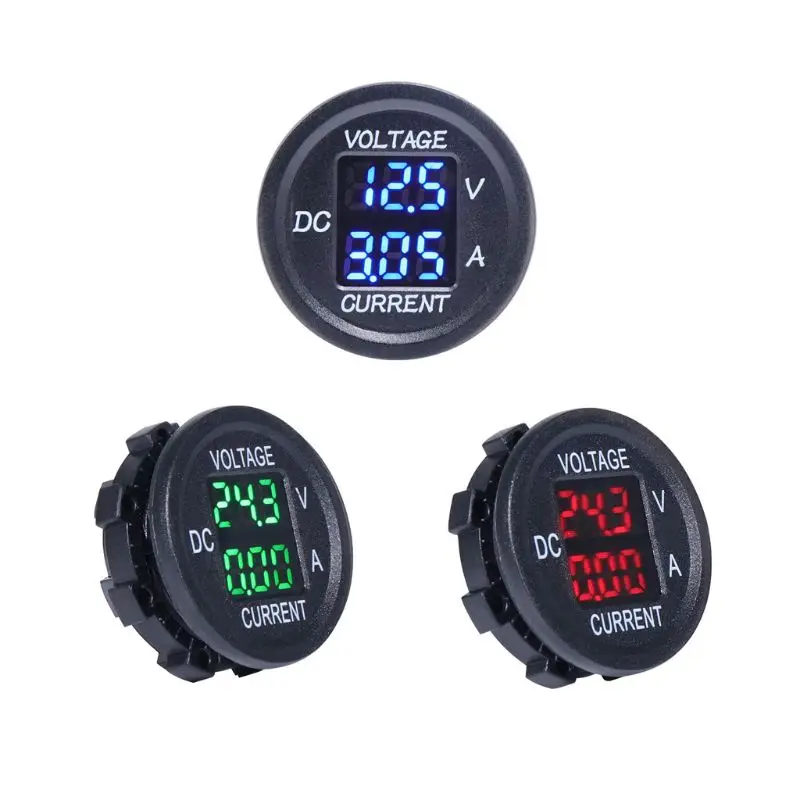 

Universal DC 9V to 48V 0-10A Digital Voltmeter Ammeter Voltage Current Meter LED Display For 12V 24V Electric Motorcycle Car