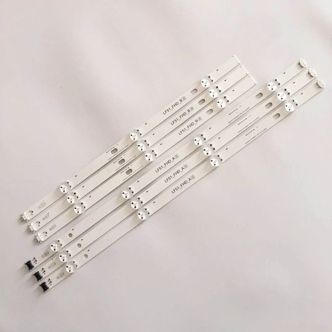 

New 6 pcs LED backlight strip for LG 43LH5700 SSC-43inch-FHD-A (B) _ REV02_150925 43LH51-FHD-A 43LH51-FHD-B