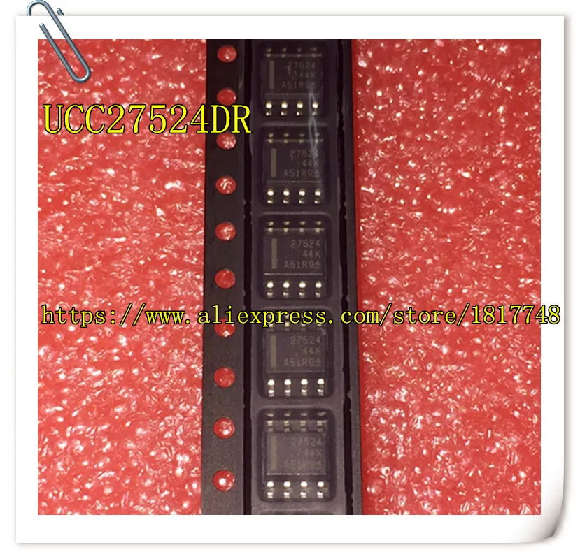10 шт./лот UCC27524DR UCC27524 27524 SOP 8 новый оригинальный мостовой драйвер|Аксессуары для