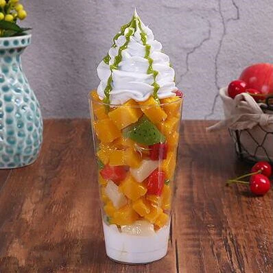 Simulation Food Model Ice Cream Fruit Sundae Fake Mango Cup Sample Frozen Yogurt Window Display Custom Waffle Makers Aliexpress