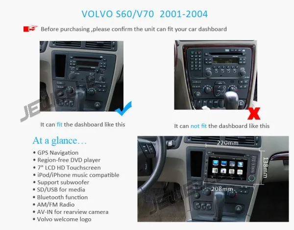 Excellent Quad core Android 9.0 Car DVD GPS radio Navigation for Volvo S60 V70 XC70 2000-2004 with OBD DVR 1080P 0 Excellent Quad core Android 9.0 Car DVD GPS radio Navigation for Volvo S60 V70 XC70 2000-2004 with OBD DVR 1080P 0