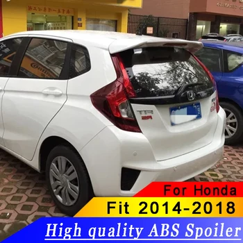 

High Quality ABS Material Car Rear Wing For HONDA FIT Spoiler 2014-2016 Jazz Primer Color Rear Spoiler