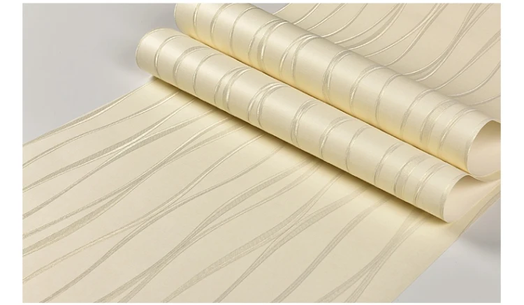 Papel de Parede Sala de Estar Rolos de Papel de Parede Parede para o para o Quarto Moda Pink Bege Luz Azul Listrado 3d Moderna Não Tecido Texturizado Stripe Rolos de 16 Cheap Pap. parede