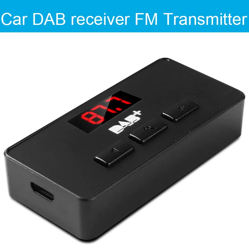 

Nulaxy FM Bluetooth Transmitter DAB receiver Bluetooth Handsfree Car Kit With LCD Display Supports DAB U Disk USB Car Charger