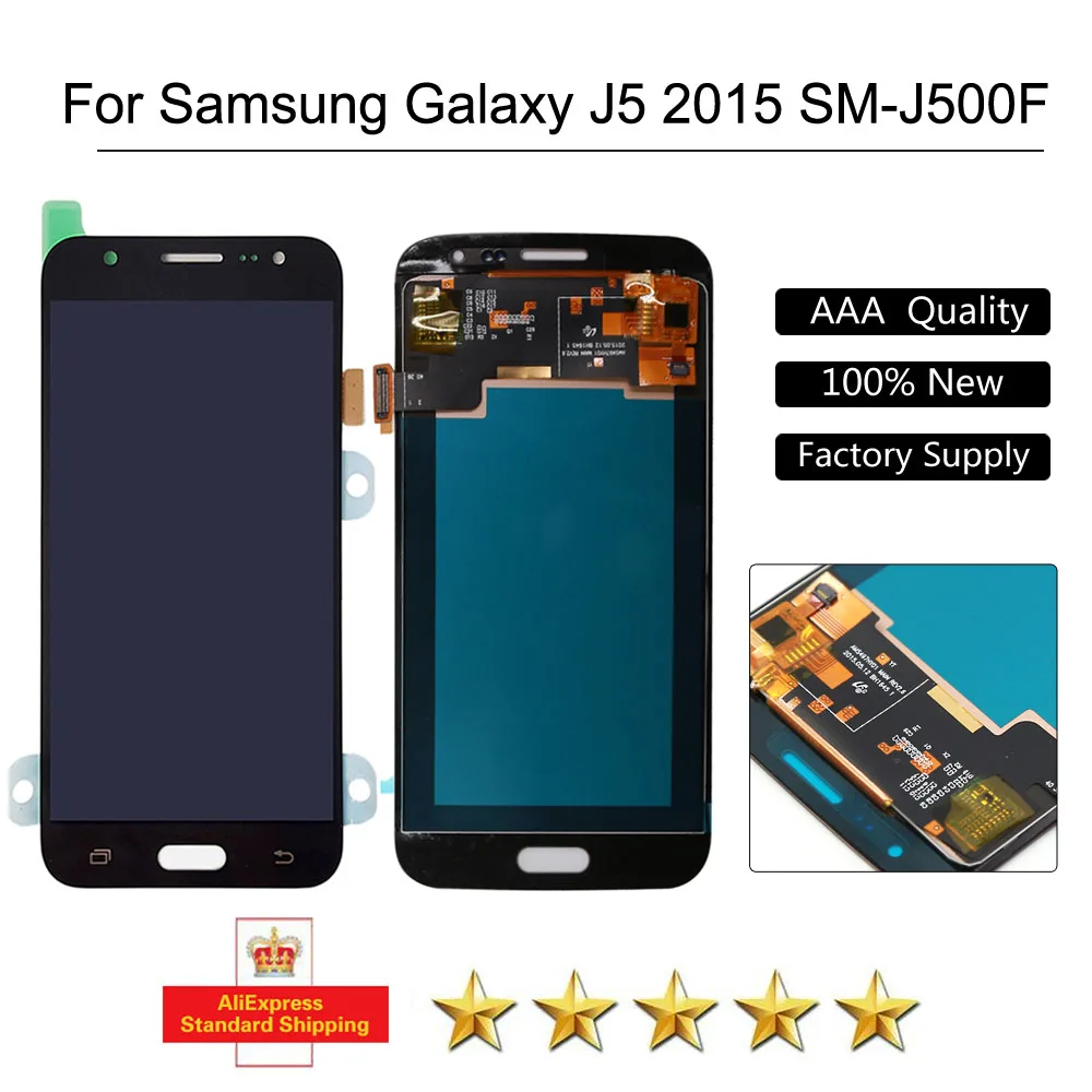 Prix pour LCD pour samsung J5 j500 affichage Pour Samsung Galaxy J5 J500F 2015 LCD Digitizer Écran Tactile J500FN J500M J500Y Noir + Outils Prix pour LCD pour samsung J5 j500 affichage Pour Samsung Galaxy J5 J500F 2015 LCD Digitizer Écran Tactile J500FN J500M J500Y Noir + Outils