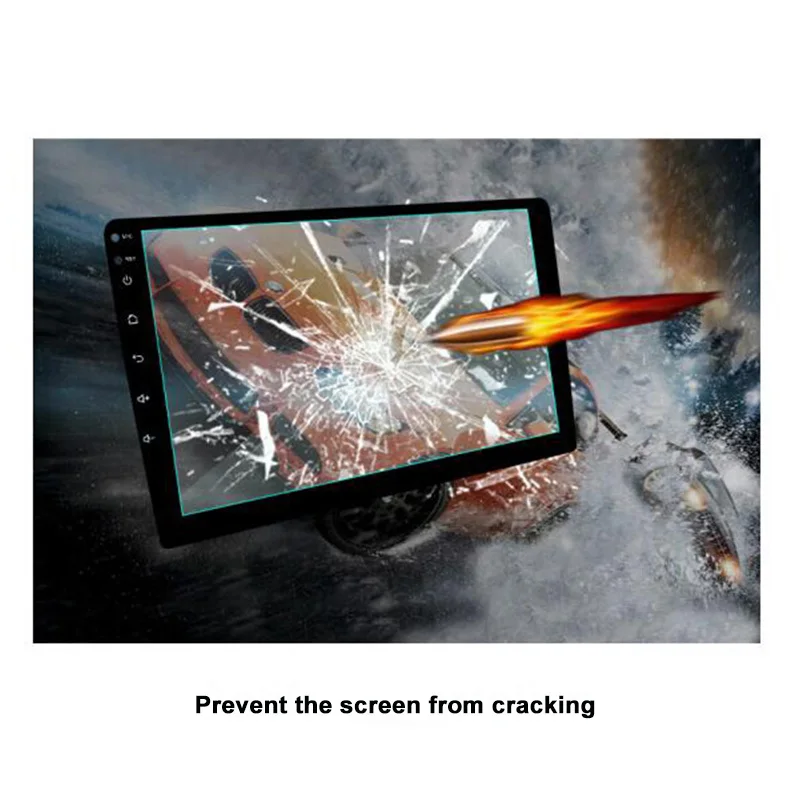Дешево Funrover 10,1 дюймов Автомобильная защитная пленка из закаленного стекла Наклейка для Радио Стерео DVD font b gps b font сенсорный Полный ЖК экран Бесплатная дос...
