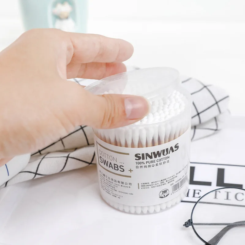 Деревянные палочки из хлопка с двойным наконечником|Подставки для зубочисток| |