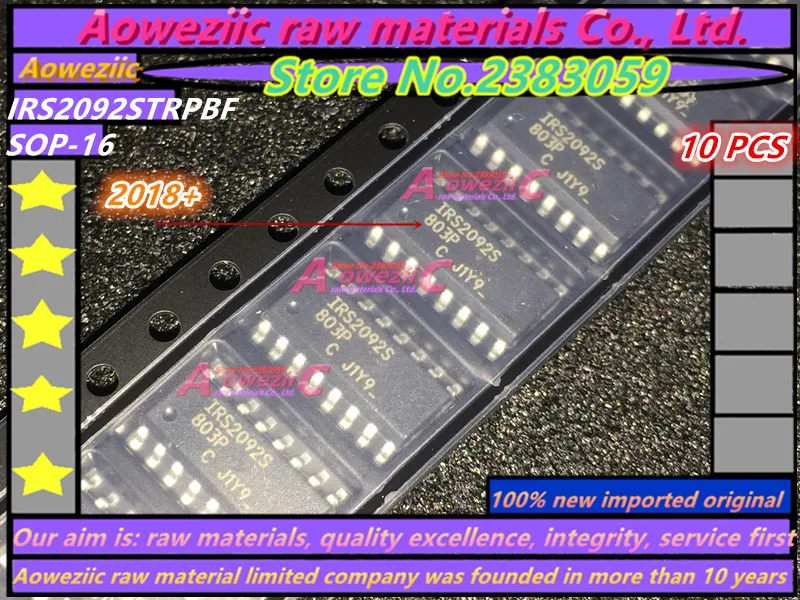 

Aoweziic 2018+ 100% new imported original IRS2092STRPBF IRS2092STR IRS2092S SOP16 audio power amplifier