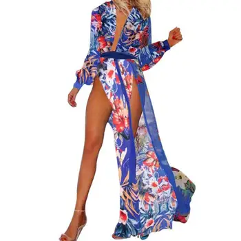 

vestidos femininos Robe longue femme sundresses for Womens Boho Long Maxi Summer Beach bohemian Party night Chiffon Casual Dress