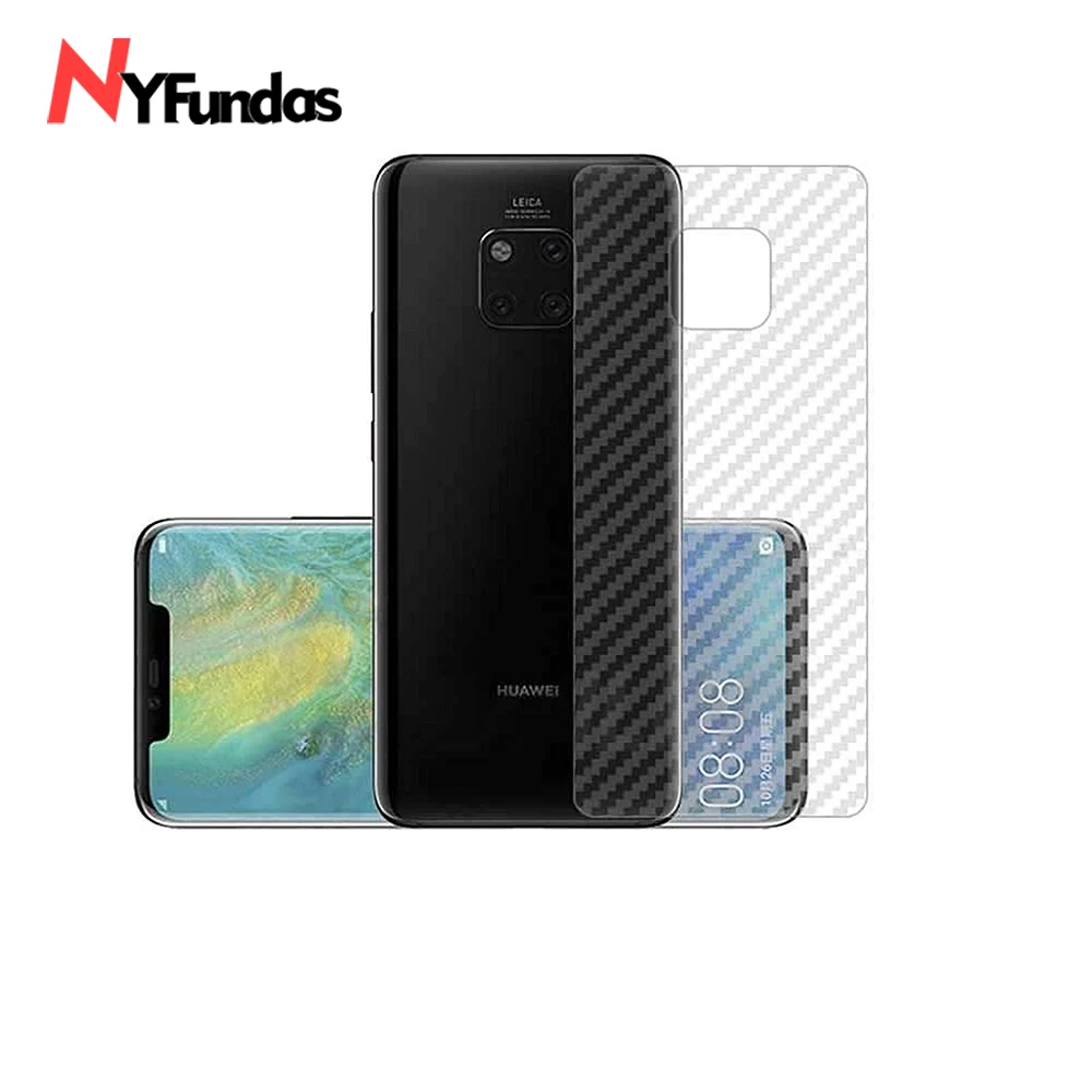 NYFundas для huawei mate 20x10 pro 3D полная защита от отпечатков пальцев из углеродного