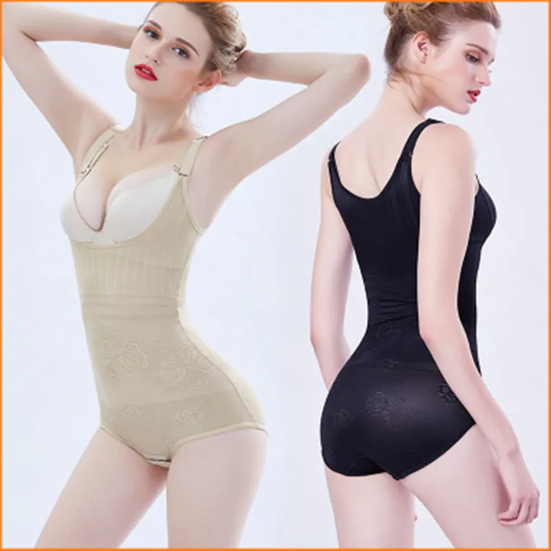 LKLiKe Black /Apricot Women Postpartum Slimming Underwear Shaper Recover Bodysuits Shapewear Waist Corset Girdle S138