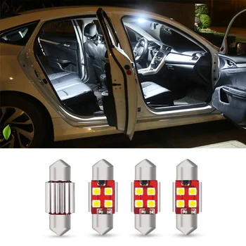 

4x Festoon 31mm LED Bulb Canbus Error Free Car Interior Dome Light License Plate Reading Lamp For Mazda 2 3 5 6 CX-9 CX-5 MX-5