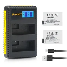 SHOOT 2Pcs 1800mAh LP E8 LP-E8 LPE8 Battery with LED Dual USB Charger for Canon EOS 550D 600D 650D 700D X4 X5 X6i X7i T2i T3i 4i grepro lcd display usb dual battery charger for canon lp e8 lpe8 lp e8 camera eos 550d 600d 650d 700d x4 x5 x6i x7i t2i t3i