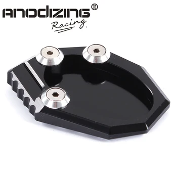 

CNC Aluminum Motorcycle Side Stand Pad Enlargement Plate Kickstand Extension For KAWASAKI Z900 2017