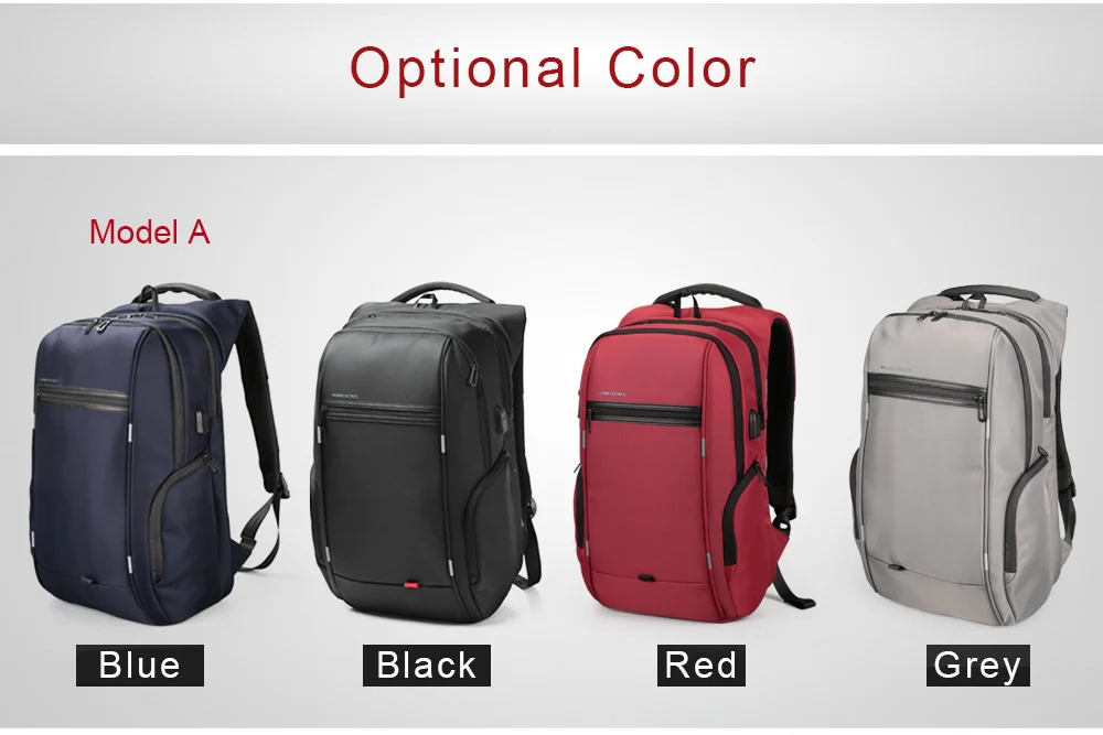Kingsons многофункциональные мужские рюкзаки для ноутбука 15 17 дюймов с usb зарядкой для подростков, модный мужской рюкзак Mochila для путешествий, Противоугонный рюкзак