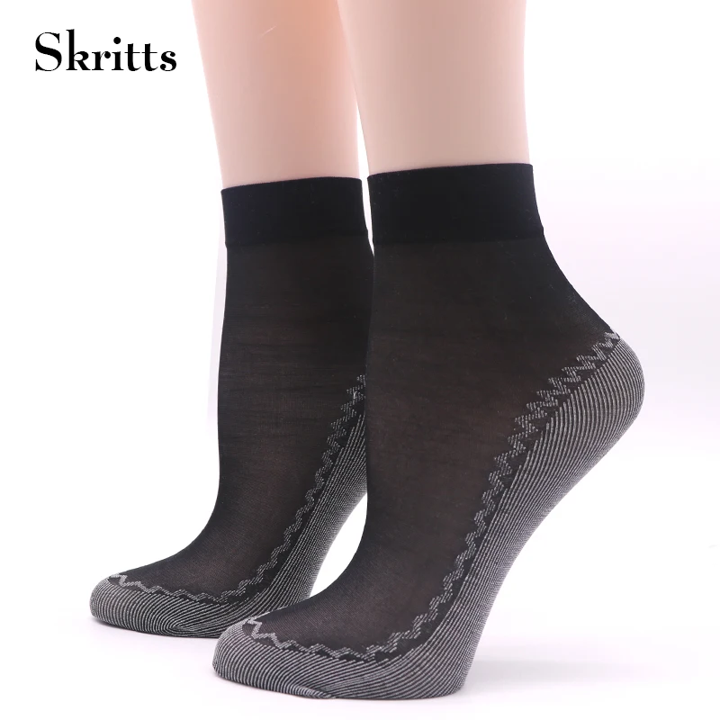 

5 Pairs Women Thin Sock Summer Breathable Short Socks for Female Sexy Nylon Socks Meias Femininas Invisible Ankle Sock Women