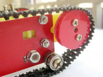 Танк робот умный автомобиль шасси+ акриловая пластина трек Интегрированный 2 мотора для Arduino
