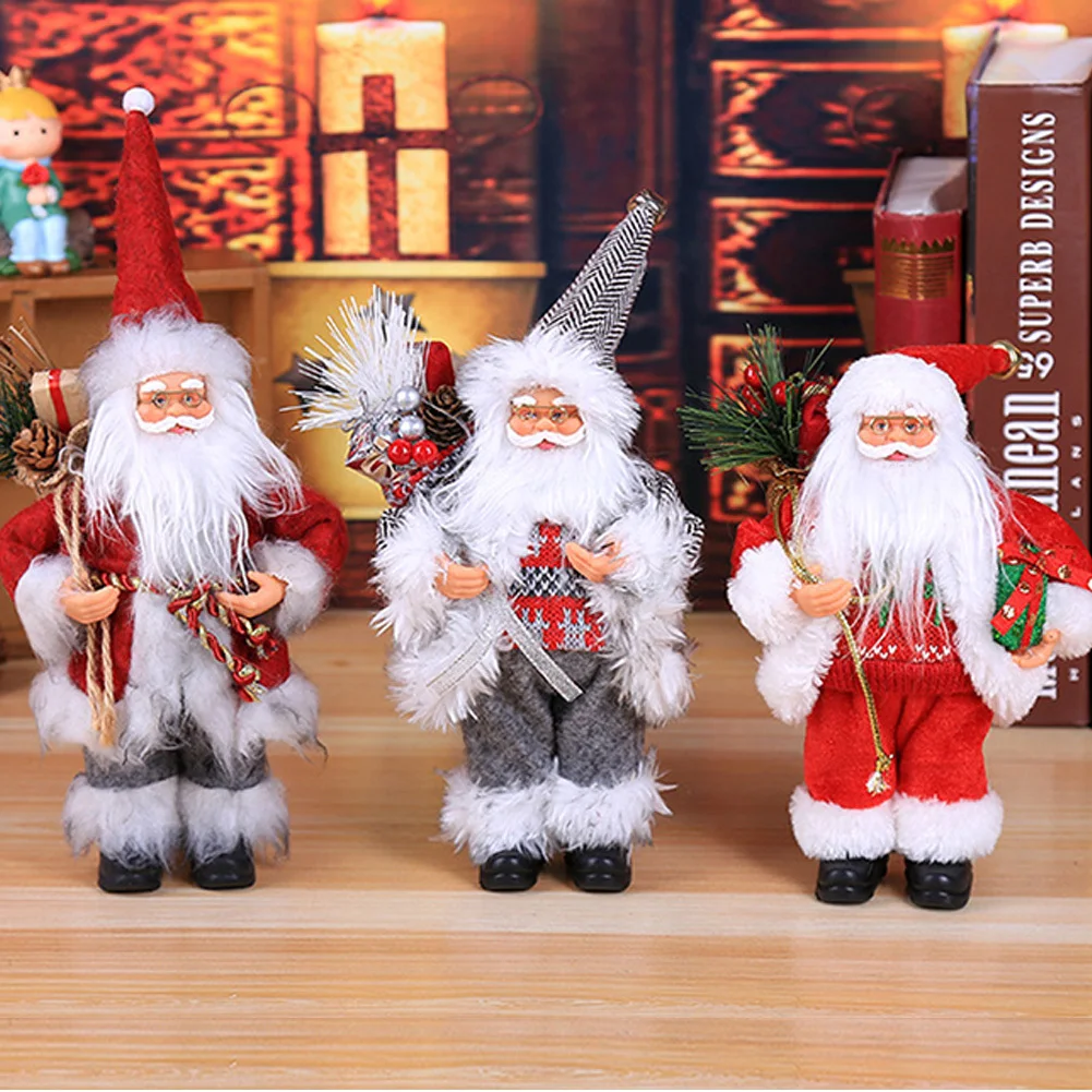 Новинка, Рождественская игрушка Санта Клаус, кукла, Рождественская елка, висячие украшения, изысканное украшение для дома, Рождественский подарок на год
