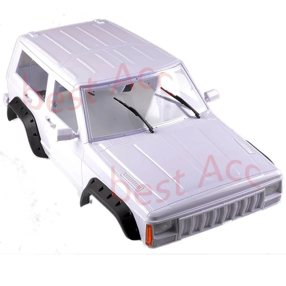

1/10 SCX10 & SCX10 II 90046 90047 For RC 313mm Wheelbase Hard Plastic Body Shell