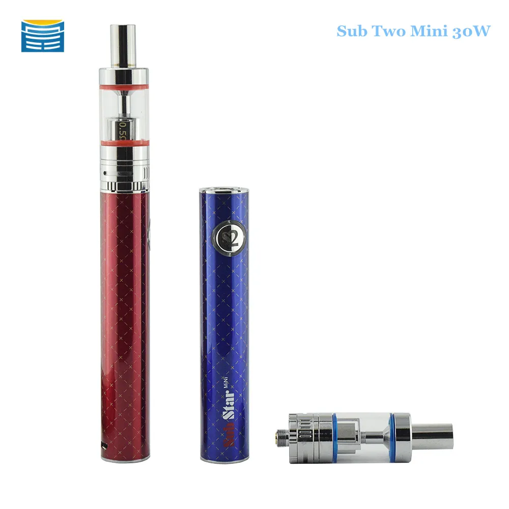 Sub two Mini 30W E Cigarette TC Kit 2200mah battery M18