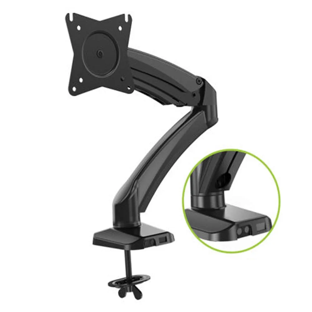 HONGHUA 15" 27" Computer Desktop Grommet Monitor Holder Arm LCD LED TV