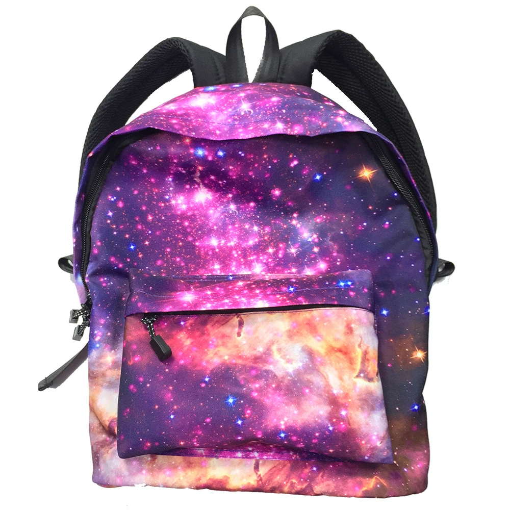 Mochila con diseño de galaxia para chicas y adolescentes, morral con diseño  de universo Multicolor, informal, a la moda, para libros escolares|Mochilas|  - AliExpress