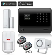 SmartYIBA G90B Plus wifi GSM система охранной сигнализации утечка газа Дымовая пожарная сигнализация детектор движения Водонепроницаемая ip-камера для опции