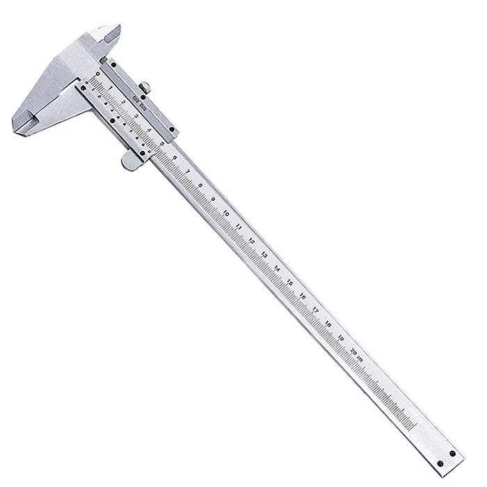 AS 7 Metal Carbon Steel Precision Vernier Caliper 0 200mmin Calipers